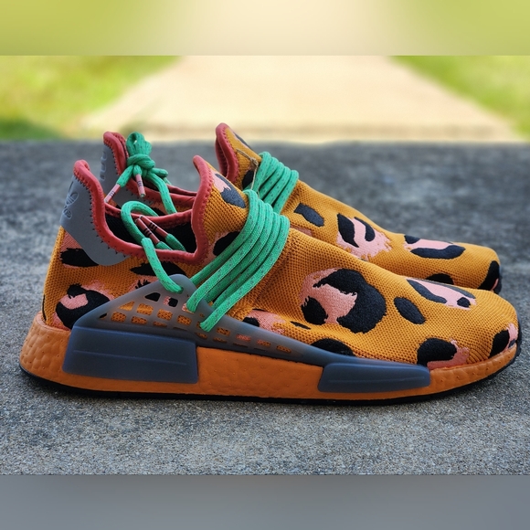 Adidas Human Race NMD Pharrell Animal Print "Spot" Mens Size 9.5 - Picture 6 of 8